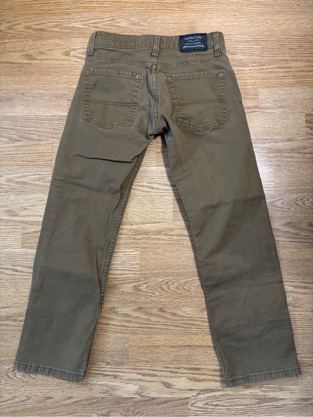 Boys khaki tan Signature by Levi Strauss Jeans - Picture 4 of 4